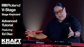 Video thumbnail for Roland V-Stage Stage Piano - Advanced Tutorial with Ed Diaz by Kraft Music