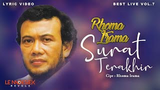 Download lagu Rhoma Irama - Surat Terakhir (Lyric Video) mp3