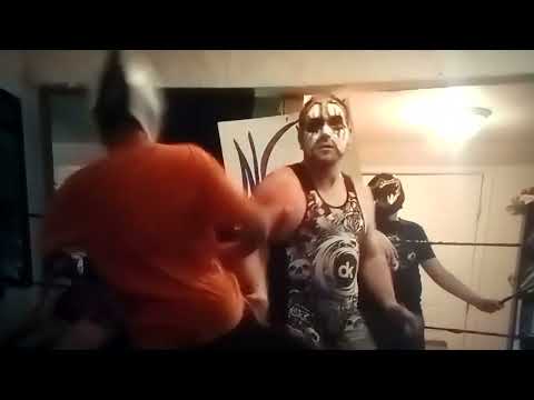 Backyard wrestling Saturday night.  Enjoy