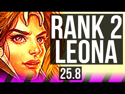 LEONA & Corki vs NAUTILUS & Miss Fortune (SUP) | Rank 2 Leona, Rank 6 | EUW Challenger | 25.8