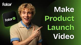 How to Create an AI Product Launch Video with Fotor Video Agent