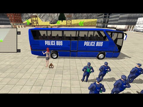 US Police Bus Simulator Game - Best Bus Driver Simulator Game - Android Gameplay 3D New 9UUMk1o