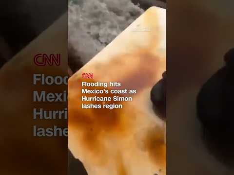 Flooding hits Mexico's coast as Hurricane Simon lashes region