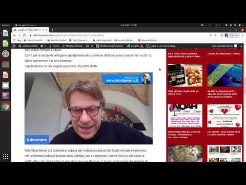 ZUPPA DI PORRO DELL’8 DICEMBRE 2020. ECCO LA DIRETTA DI NICOLA PORRO