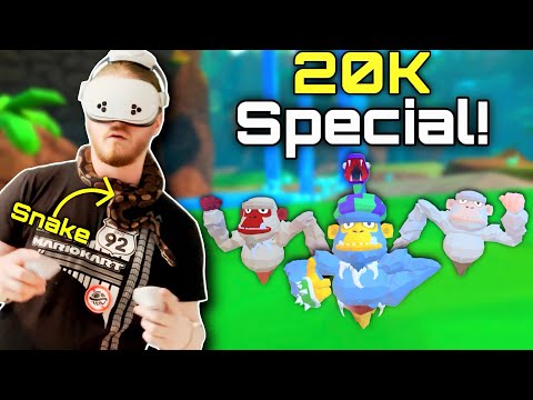 Beating Every Boss in UG VR with My Pet Snake (20K Special)
