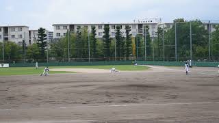 尼崎工業　試合前ノック　2017/8/17