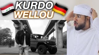 ARAB REACTION TO GERMAN RAP BY KURDO - WELLOU **I LOVE IT**