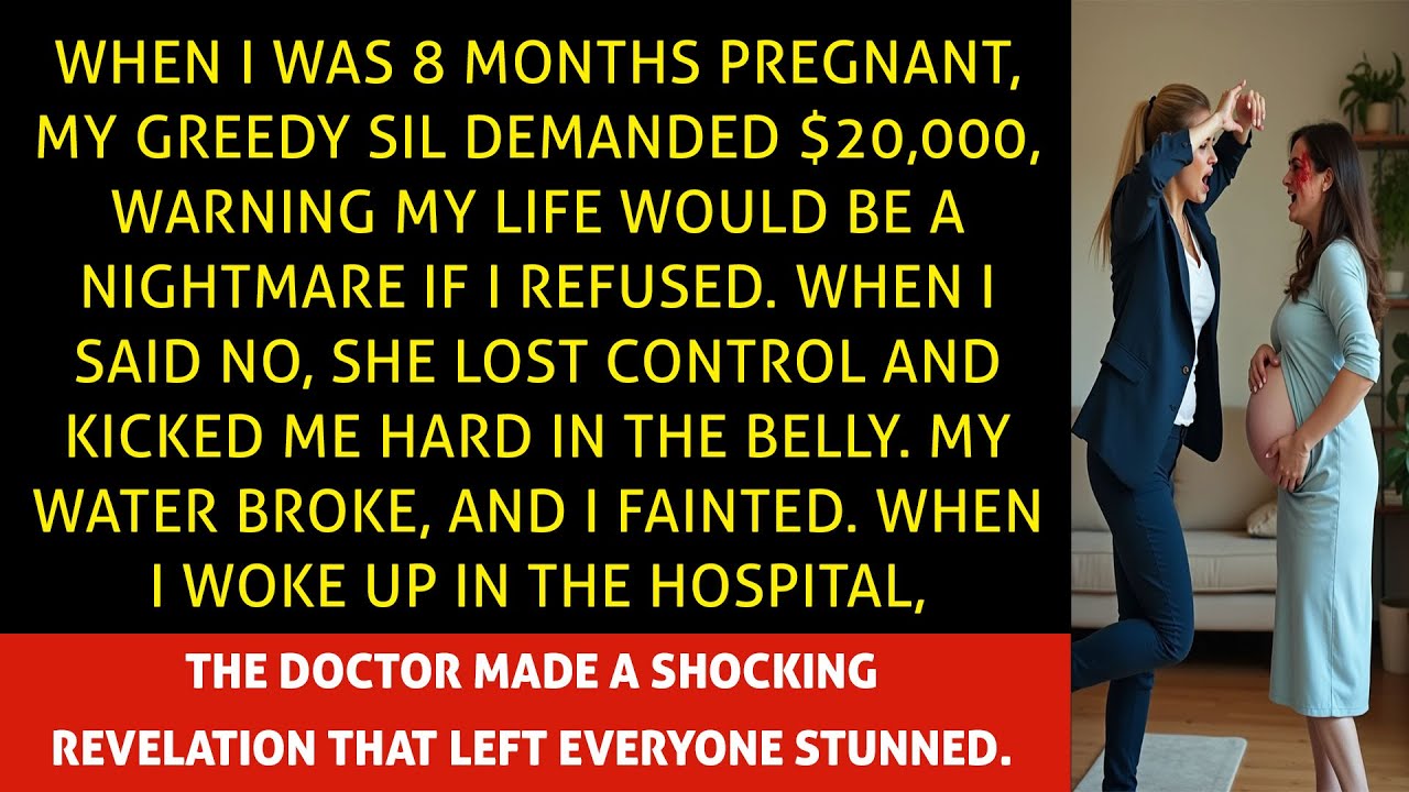 Sister-in-Law Kicked My Pregnant Belly Over $20K—Then My Water Broke, and Everything Changed!