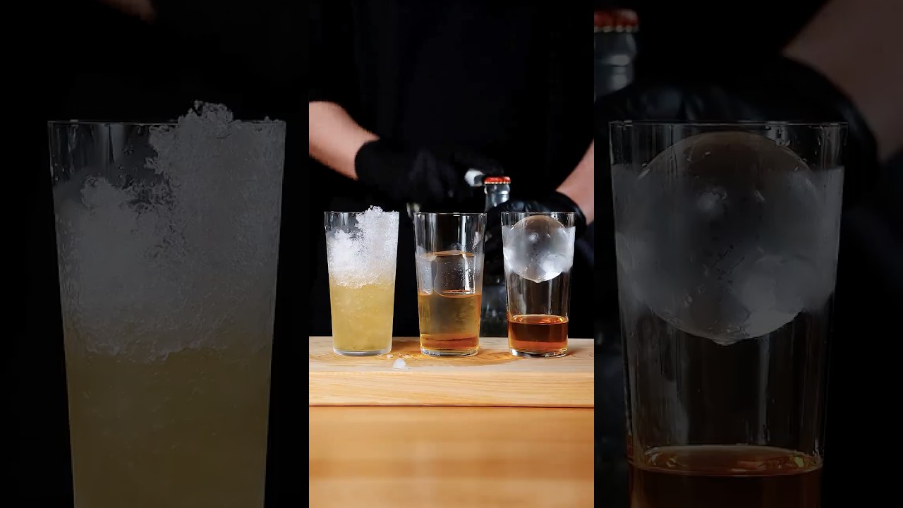 【環境音】氷が変われば、音も変わる。三重奏ハイボール｜Different Ice, Different Sound — Trio Highball