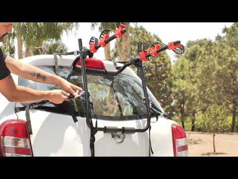 Instalación de Rack Porta Bicicletas Universal Para Autos y Camionetas en Cajuela.
