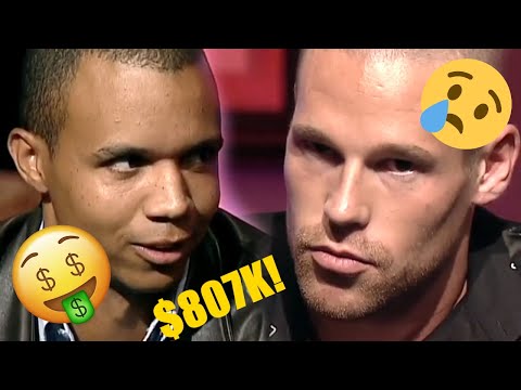 Ivey vs Antonius $807k legendary SICK poker hand!