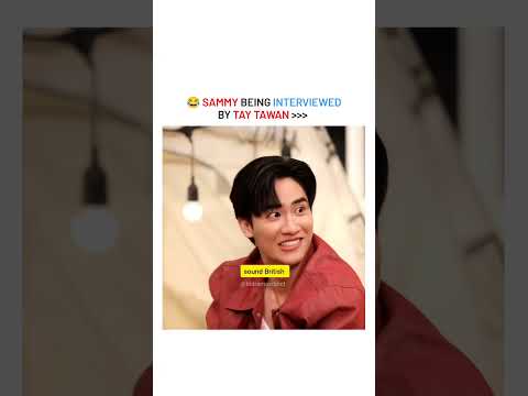 tay tawan interviewing sammy be like 🫴 #taytawan #newthitipoom #explorepage #gmmtv