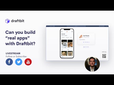 Can you build "real apps" with Draftbit? Office Hours LIVESTREAM