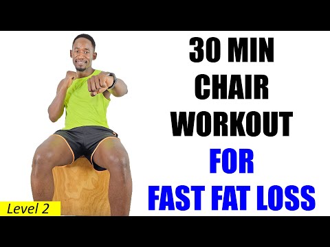 45 Minute Chair Workout for Abs and Core Strength No Repeats