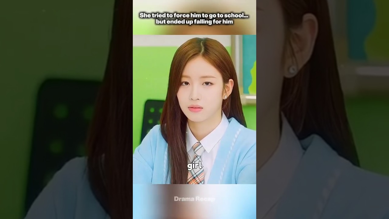 She teased him nonstop… but all she wanted was to go to school with him 🥰