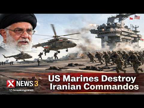 🔥Urgent🔥 US Marines Destroy Iranian Commandos🔥
