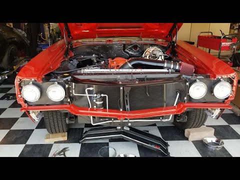 FRONT BUMPER INSTALL ON THE CHEVELLE!
