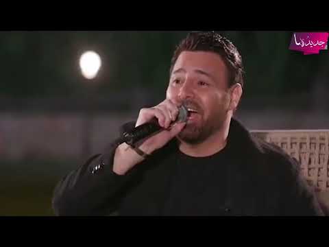 اجمل ديو غنائي بين عاصي الحلاني وابنته ماريتا من حديقة المنزل!!