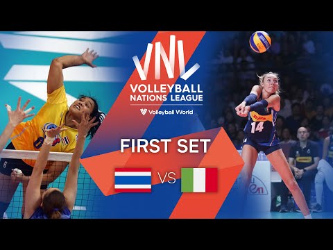 🇹🇭 THA vs. 🇮🇹 ITA - Full Match (1st set) | Women’s Preliminary Phase | VNL 2019