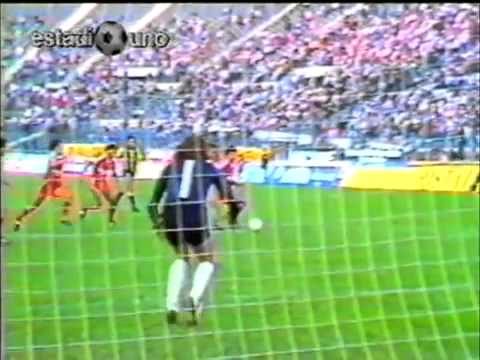 Ultimos instantes final Copa Libertadores Peñarol Vs America de cali 1987