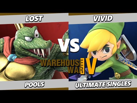 Warehouse War 4 - Lost (King K. Rool) Vs. Vivid (Toon Link) Smash Ultimate - SSBU