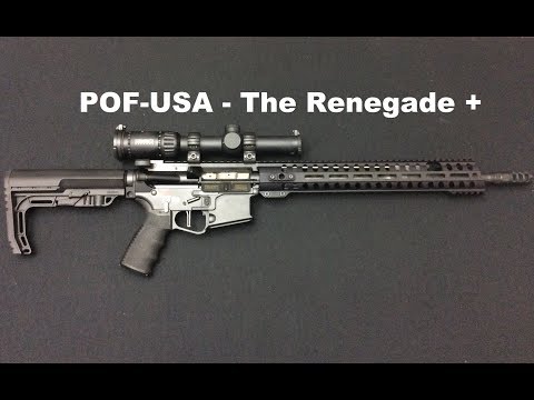 POF-USA Rebel .22 Ultra-Lightweight .22LR AR-Type-Controls Pistol Takes Ruger 10/22 Mags!