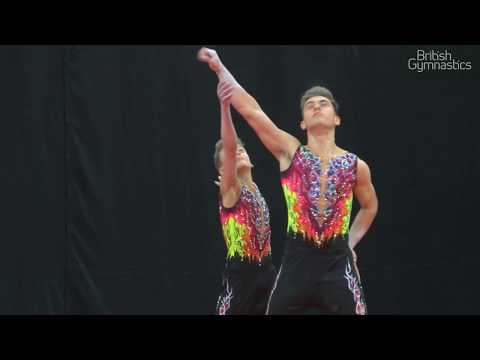 Spelthorne Senior Mens Pair Gold 2018 Acrobatic British Championships