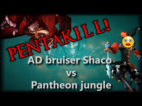 AD Bruiser Shaco PENTAKILL - Master tier