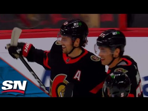 Senators Take Advantage Of Goofy Bounce Off Glass 30 seconds Into Game vs. Lightning