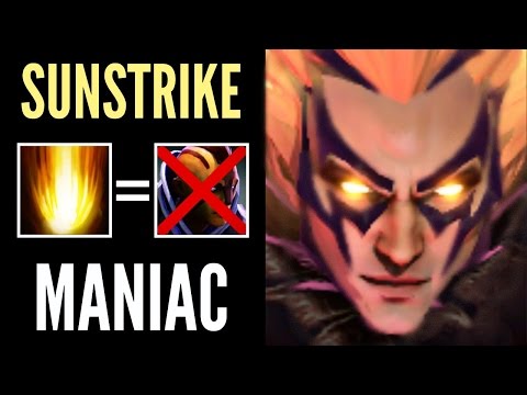 Epic Pro Invoker SunStrike Maniac by Yapzor Crazy MMR Gameplay Patch 7.00 Dota 2