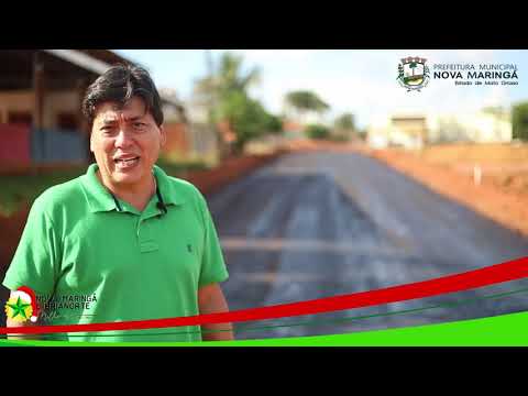 Parte da Finalização da Pavimentação do Bairro Santana! 
