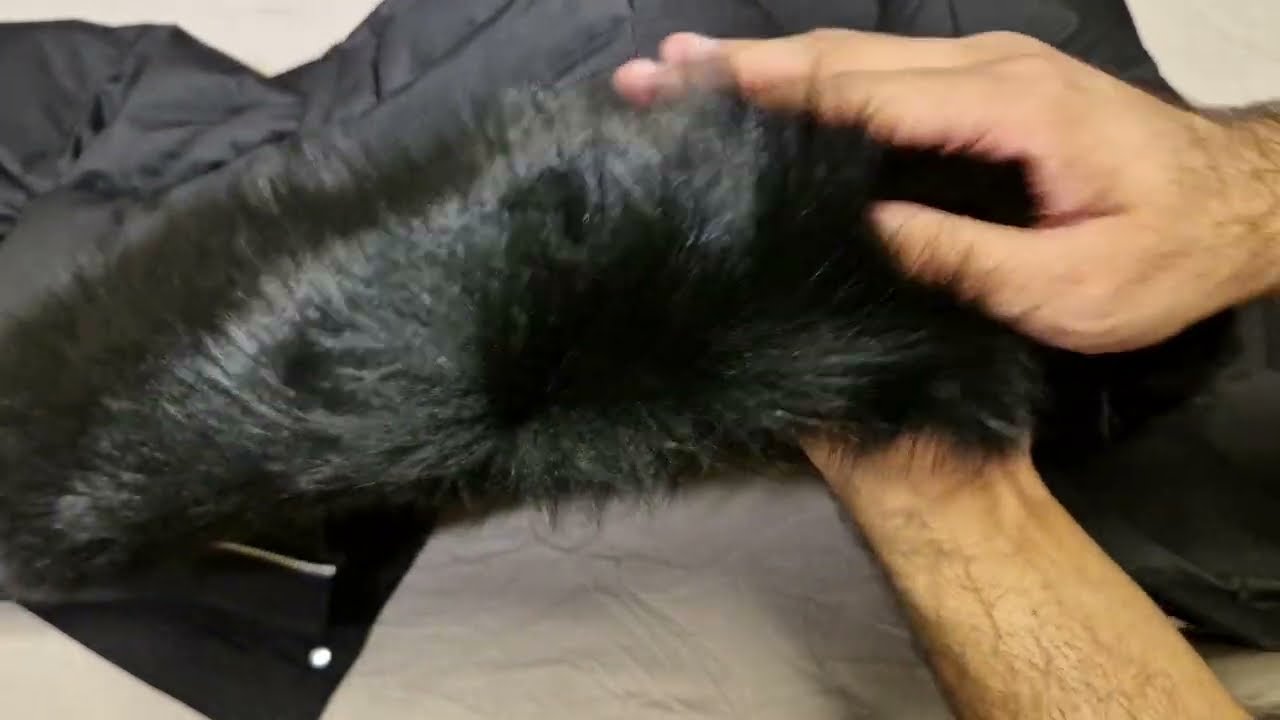 Moose Knuckles Union Fur / CLOUD 3Q Hooded Puffer Jacket Black Unboxing and Review