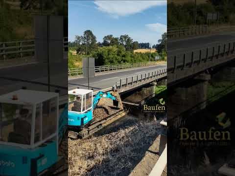 Limpieza de cuneta revestida tramo Purranque-Río Bueno. Concesionaria los Lagos
