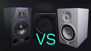 Video thumbnail for Adam A7X vs Yamaha HS7 & Behringer NEKKST K10S by ML Sound Lab