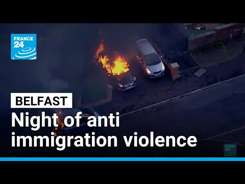 Belfast stabbing suspect due in court after night of anti-immigration violence