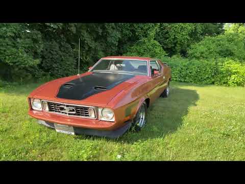 **SOLD on the CCC Buy-It-Now Lot** 1973 Ford Mustang SportsRoof Tribute Mach 1 4-Speed Manual, Ontario Safetied