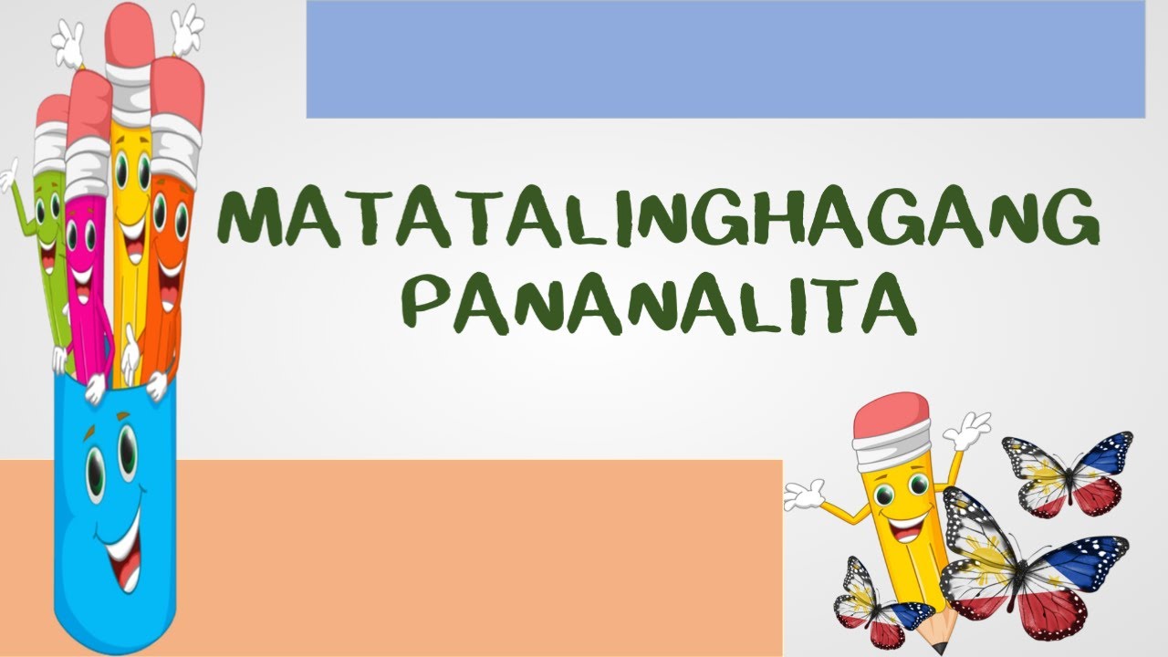 MATATALINGHAGANG PANANALITA - Idyoma at Tayutay