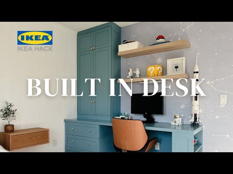 Ikea Desk With Shelves