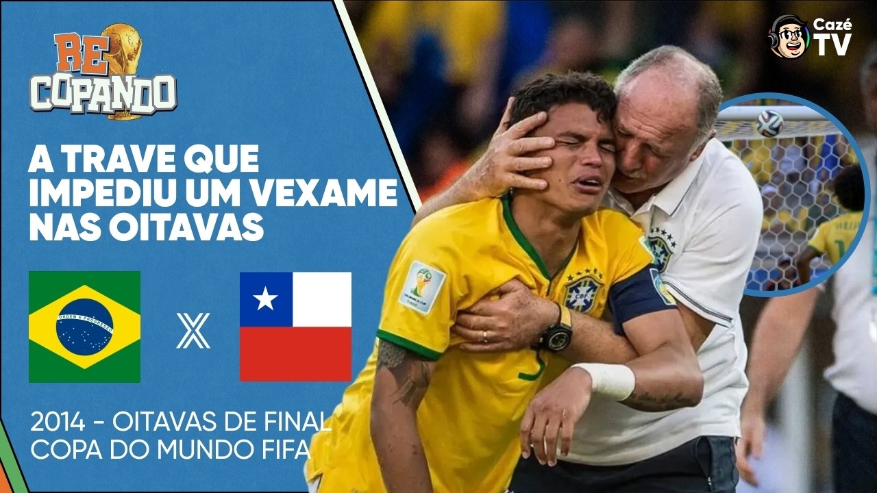 RELEMBRE COMO FOI BRASIL X CHILE NAS OITAVAS DE FINAL DA COPA DO MUNDO FIFA 2014 | RECOPANDO