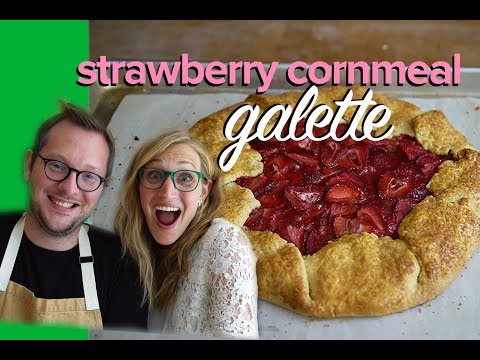Strawberry Cornmeal Galette Recipe, feat. Edd Kimber @theboywhobakes