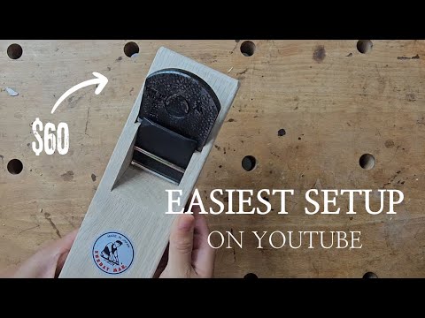 How to set up a NEW Japanese Handplane
