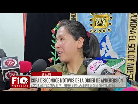 Eva Copa enfrenta orden de aprehensión por deslizamiento en Zona Arco Iris