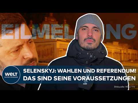 UKRAINE-KRIEG: Selenskyj stellt Wahlen und Referendum in Aussicht! | EILMELDUNG