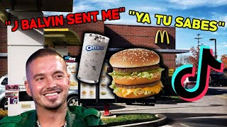 J BALVIN DRIVE-THRU TROLL TIK TOKS!!