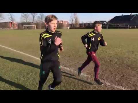 20180217 SV Nootdorp JO13-1 Sponsorloop
