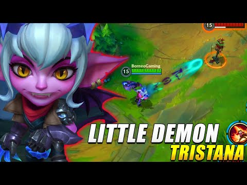 Little Demon Tristana New Upcoming Skin, GAMEPLAY & Skill Preview | League Of Legends: Wild Rift