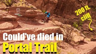 Mag 7 (“The Magnificent 7”) is one of the most technical and exposed trails in Moab UT. Truly an amazing experience!