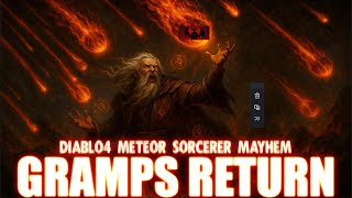 Level 90 PIT RUNS Diablo 4 Sorcerer Meteor - Live Stream Replay