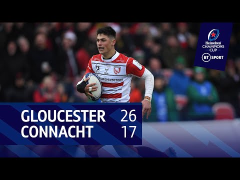 Gloucester vs Connacht (26-17) Heineken Champions Cup highlights