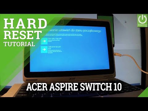 Hard Reset ACER Aspire Switch 10 - Remove Password / Reinstall Windows